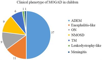 Phenotypic characteristics of myelin oligodendrocyte glycoprotein antibody-associated disease in children: a single-center, retrospective study